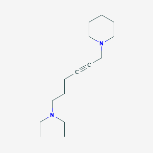 molecular formula C15H28N2 B1361609 n,n-Diethyl-6-(piperidin-1-yl)hex-4-yn-1-amine CAS No. 7249-82-3
