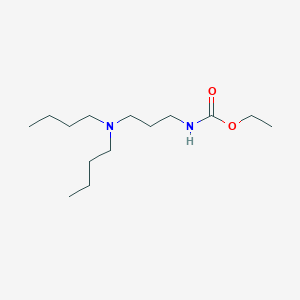 molecular formula C14H30N2O2 B1361611 Ethyl N-(3-(dibutylamino)propyl)carbamate CAS No. 6628-40-6