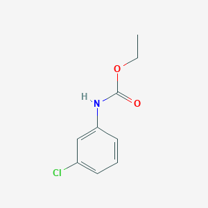 molecular formula C9H10ClNO2 B1361616 Ethyl (3-chlorophenyl)carbamate CAS No. 2150-89-2