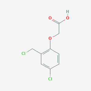 molecular formula C9H8Cl2O3 B1361618 [4-Chloro-2-(chloromethyl)phenoxy]acetic acid CAS No. 4286-99-1