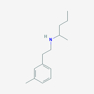 molecular formula C14H23N B13616187 n-(3-Methylphenethyl)pentan-2-amine 