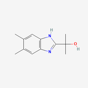 2-(5,6-Dimethyl-1h-benzimidazol-2-yl)propan-2-ol