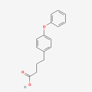 molecular formula C16H16O3 B1361623 4-(4-Phenoxyphenyl)butanoic acid CAS No. 6958-94-7