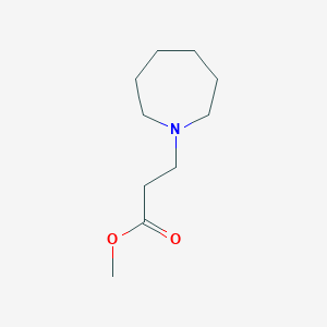 molecular formula C10H19NO2 B1361625 Methyl 3-(azepan-1-yl)propanoate CAS No. 16490-89-4