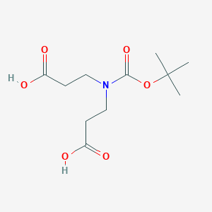 molecular formula C11H19NO6 B136163 N-Boc-iminodipropionic acid CAS No. 143766-89-6