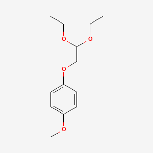 molecular formula C13H20O4 B1361630 1-(2,2-Diethoxyethoxy)-4-methoxybenzene CAS No. 69034-13-5