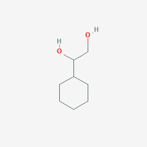 molecular formula C8H16O2 B13616300 1-Cyclohexylethane-1,2-diol CAS No. 59411-58-4