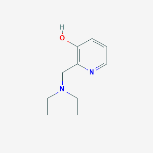 molecular formula C10H16N2O B1361631 2-[(Diethylamino)methyl]pyridin-3-ol CAS No. 2168-14-1