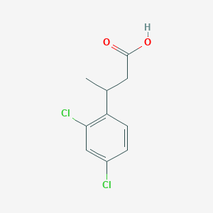 molecular formula C10H10Cl2O2 B13616324 3-(2,4-Dichlorophenyl)butanoic acid 