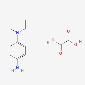 molecular formula C12H18N2O4 B1361636 1,4-Benzenediamine, N,N-diethyl-, ethanedioate CAS No. 71819-89-1