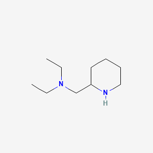 molecular formula C10H22N2 B1361640 N-Ethyl-N-(2-piperidinylmethyl)ethanamine CAS No. 64168-09-8
