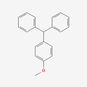 molecular formula C20H18O B1361643 1-(Diphenylmethyl)-4-methoxybenzene CAS No. 13865-56-0