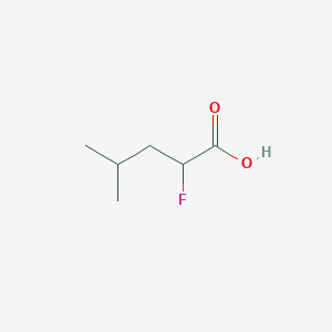molecular formula C6H11FO2 B1361644 2-Fluoro-4-methylpentanoic acid CAS No. 6087-17-8