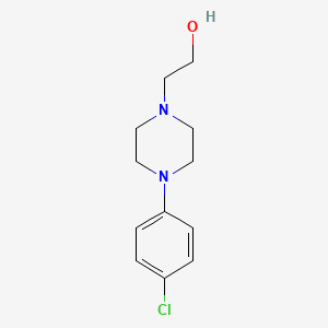 molecular formula C12H17ClN2O B1361648 2-[4-(4-Chlorophenyl)piperazin-1-yl]ethanol CAS No. 55179-20-9