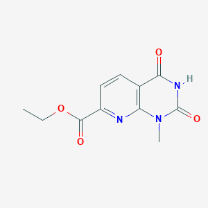ethyl 1-methyl-2,4-dioxo-1H,2H,3H,4H-pyrido[2,3-d]pyrimidine-7-carboxylate
