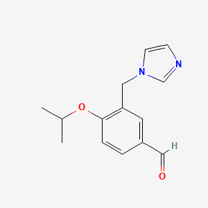 3-(1H-imidazol-1-ylmethyl)-4-isopropoxybenzaldehyde