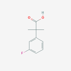 2-(3-Fluorophenyl)-2-methylpropanoic acid