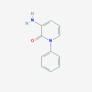 molecular formula C11H10N2O B13616849 3-Amino-1-phenyl-2(1H)-pyridinone 