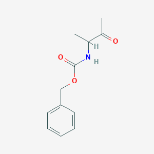 molecular formula C12H15NO3 B136169 benzyl N-[(1R)-1-[methoxy(methyl)carbamoyl]ethyl]carbamate CAS No. 152169-60-3