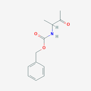 B136169 benzyl N-[(1R)-1-[methoxy(methyl)carbamoyl]ethyl]carbamate CAS No. 152169-60-3