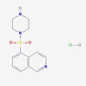 molecular formula C13H16ClN3O2S B013617 1-(5-Isoquinolinesulfonyl)piperazine hydrochloride CAS No. 141543-63-7