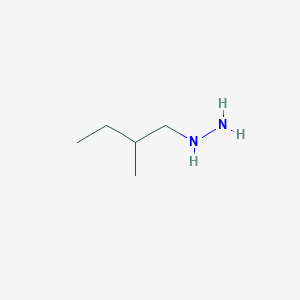 molecular formula C5H14N2 B13617054 (2-Methylbutyl)hydrazine 