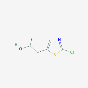 molecular formula C6H8ClNOS B13617096 1-(2-Chlorothiazol-5-yl)propan-2-ol 