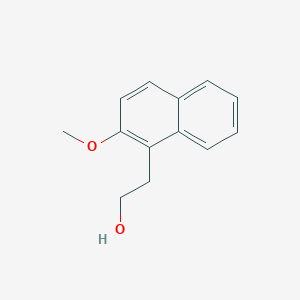 molecular formula C13H14O2 B13617154 2-(2-Methoxynaphthalen-1-yl)ethan-1-ol 