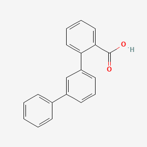 molecular formula C19H14O2 B13617160 2-{[1,1'-Biphenyl]-3-yl}benzoic acid 
