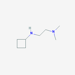 molecular formula C8H18N2 B13617161 n1-Cyclobutyl-n2,n2-dimethylethane-1,2-diamine 