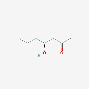 molecular formula C7H14O2 B136172 (R)-4-Hydroxy-2-heptanone CAS No. 143004-06-2
