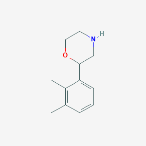 molecular formula C12H17NO B13617239 2-(2,3-Dimethylphenyl)morpholine 