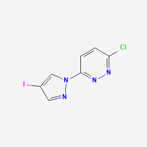 3-Chloro-6-(4-iodo-1H-pyrazol-1-yl)pyridazine
