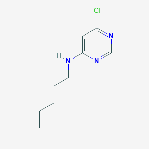 molecular formula C9H14ClN3 B1361740 6-Chloro-N-pentylpyrimidin-4-amine CAS No. 941294-44-6