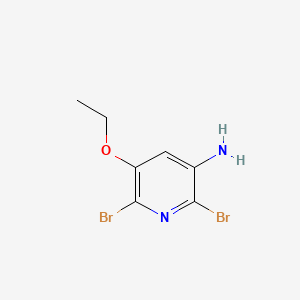 2,6-Dibromo-5-ethoxypyridin-3-amine