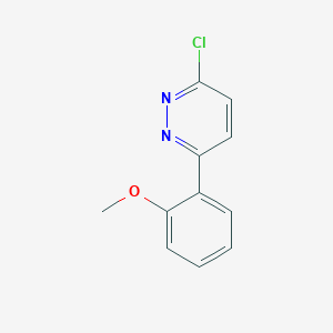 molecular formula C11H9ClN2O B1361747 3-Chloro-6-(2-methoxyphenyl)pyridazine CAS No. 949468-94-4