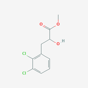 molecular formula C10H10Cl2O3 B13617631 Methyl 3-(2,3-dichlorophenyl)-2-hydroxypropanoate 
