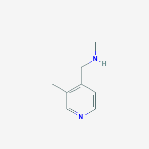 molecular formula C8H12N2 B1361764 N-methyl-1-(3-methylpyridin-4-yl)methanamine CAS No. 915919-59-4