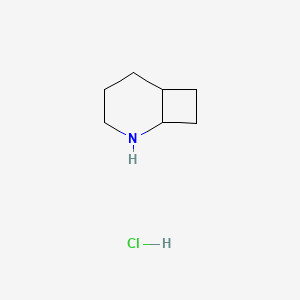 molecular formula C7H14ClN B13617669 2-Azabicyclo[4.2.0]octane hydrochloride 