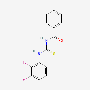 molecular formula C14H10F2N2OS B1361770 1-Benzoyl-3-(2,3-difluorophenyl)thiourea CAS No. 887267-30-3