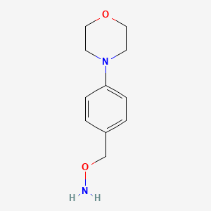 molecular formula C11H16N2O2 B13617755 O-(4-morpholinobenzyl)hydroxylamine 