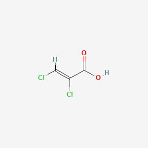 molecular formula C3H2Cl2O2 B1361776 (Z)-2,3-dichloroacrylic acid CAS No. 3533-68-4