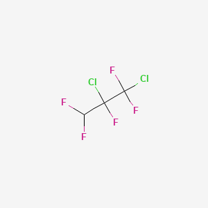 molecular formula C3HCl2F5 B1361778 1,2-Dichloro-1,1,2,3,3-pentafluoropropane CAS No. 422-44-6