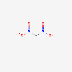 molecular formula C2H4N2O4 B1361779 1,1-Dinitroethane CAS No. 600-40-8
