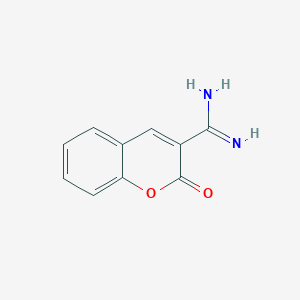 molecular formula C10H8N2O2 B136178 2-Oxochromene-3-carboximidamide CAS No. 146040-32-6