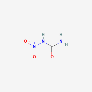 molecular formula CH3N3O3 B1361781 Nitrourea CAS No. 556-89-8