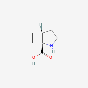 molecular formula C7H11NO2 B13617834 rel-(1R,5R)-2-azabicyclo[3.2.0]heptane-1-carboxylic acid 