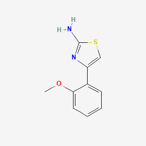molecular formula C10H10N2OS B1361799 4-(2-Methoxy-phenyl)-thiazol-2-ylamine CAS No. 93209-95-1
