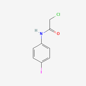 molecular formula C8H7ClINO B1361802 2-chloro-N-(4-iodophenyl)acetamide CAS No. 2564-00-3