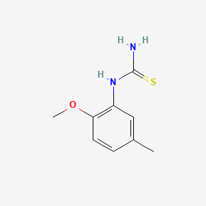 molecular formula C9H12N2OS B1361808 2-Methoxy-5-methylphenylthiourea CAS No. 88686-29-7